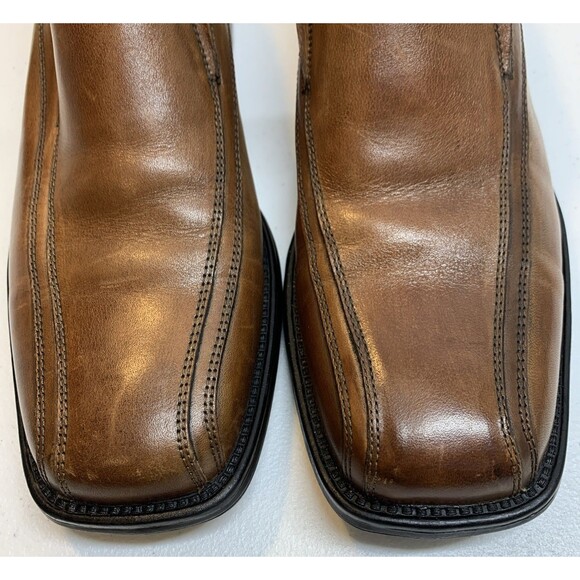 Steve Madden Loafers 9.5 Brown Leather Slip on Square Toe main image 5